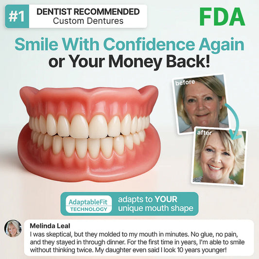 （OFFICIAL STORE）Custom-Fit Full Functional Dentures