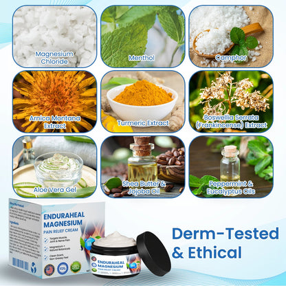 Avanoo™ EnduraHeal Magnesium Pain Relief Cream (Treats Arthritis, Neuropathy, Rheumatism, Sports Injuries & More)
