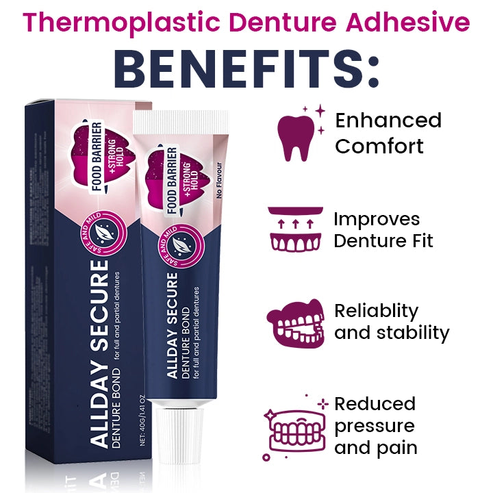 AllDay Secure Denture Bond (🔥LAST DAY SALE-60% OFF)