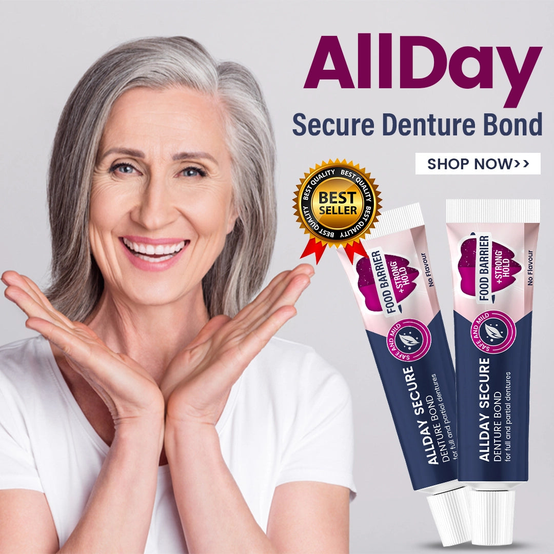 AllDay Secure Denture Bond (🔥LAST DAY SALE-60% OFF)