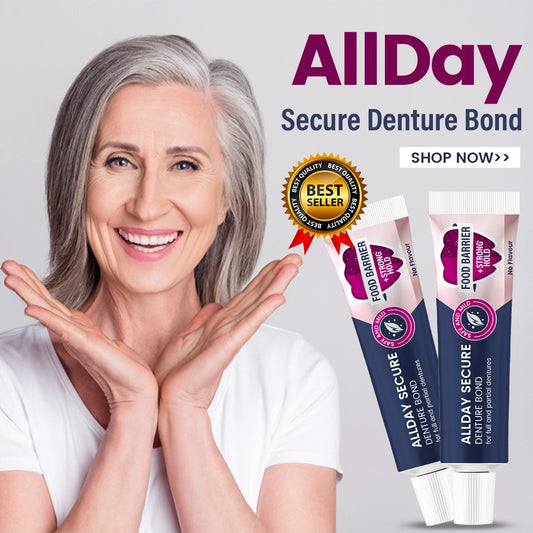 AllDay Secure Denture Bond (🔥LAST DAY SALE-60% OFF)